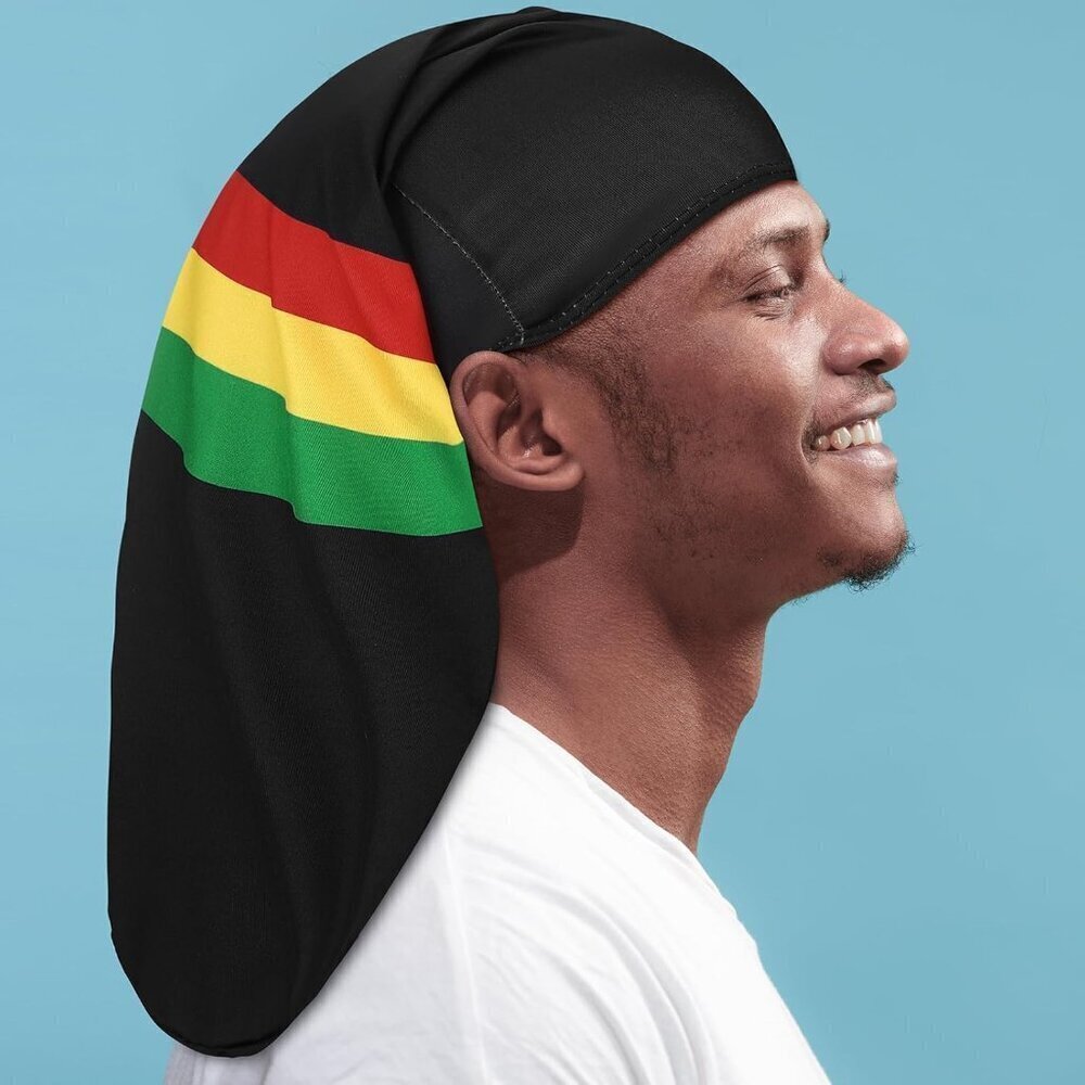 4 Pieces Unisex Dreadlock Cap Long Hair Dreads Head Wrap Sleeping Cap Hair Acces - Picture 6 of 7